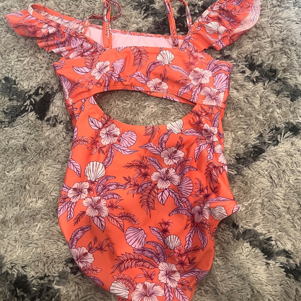 Floral Cutout Swimsuit